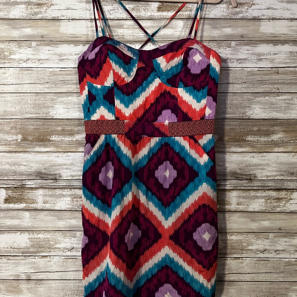 American Eagle Outfitters Vibrant Patterned Mini Dress